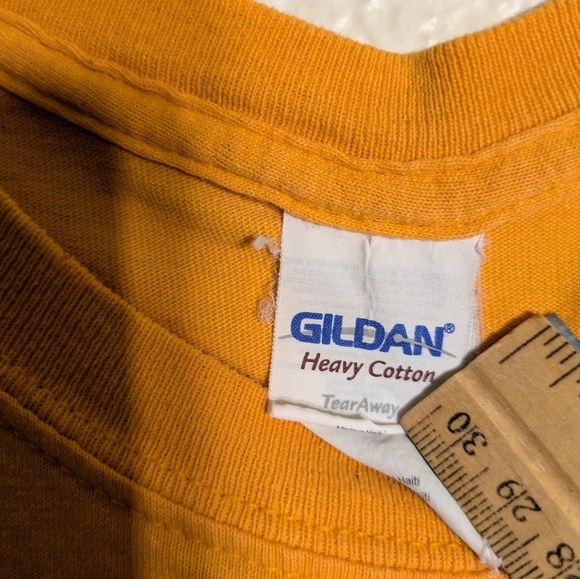 Gildan Orange Short Sleeve Tee Route 66 Graphic Pre-owned Size XXL - Picture 4 of 8